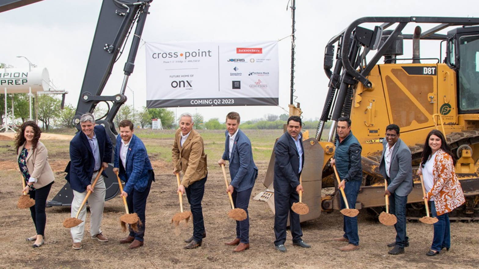 Jackson-Shaw and Onx Homes Break Ground in Georgetown!